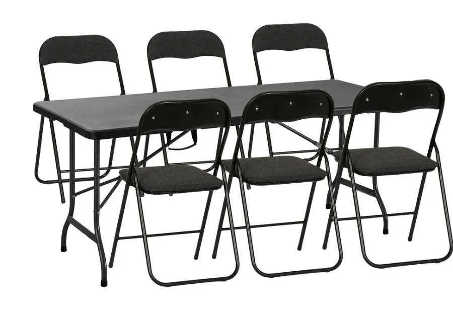 Clearance DAY Klappstol polstret – Grå/svart