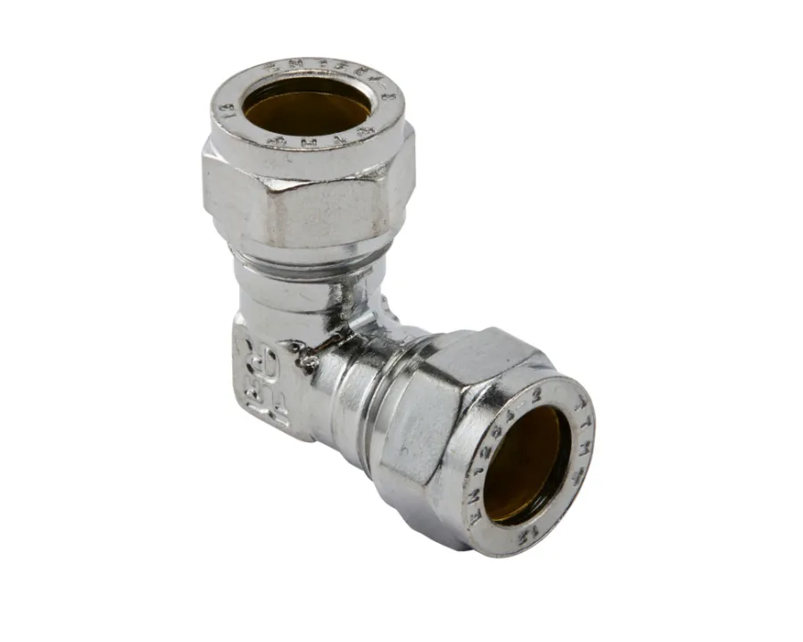 Best Klemringskobling albue 12 mm Krom