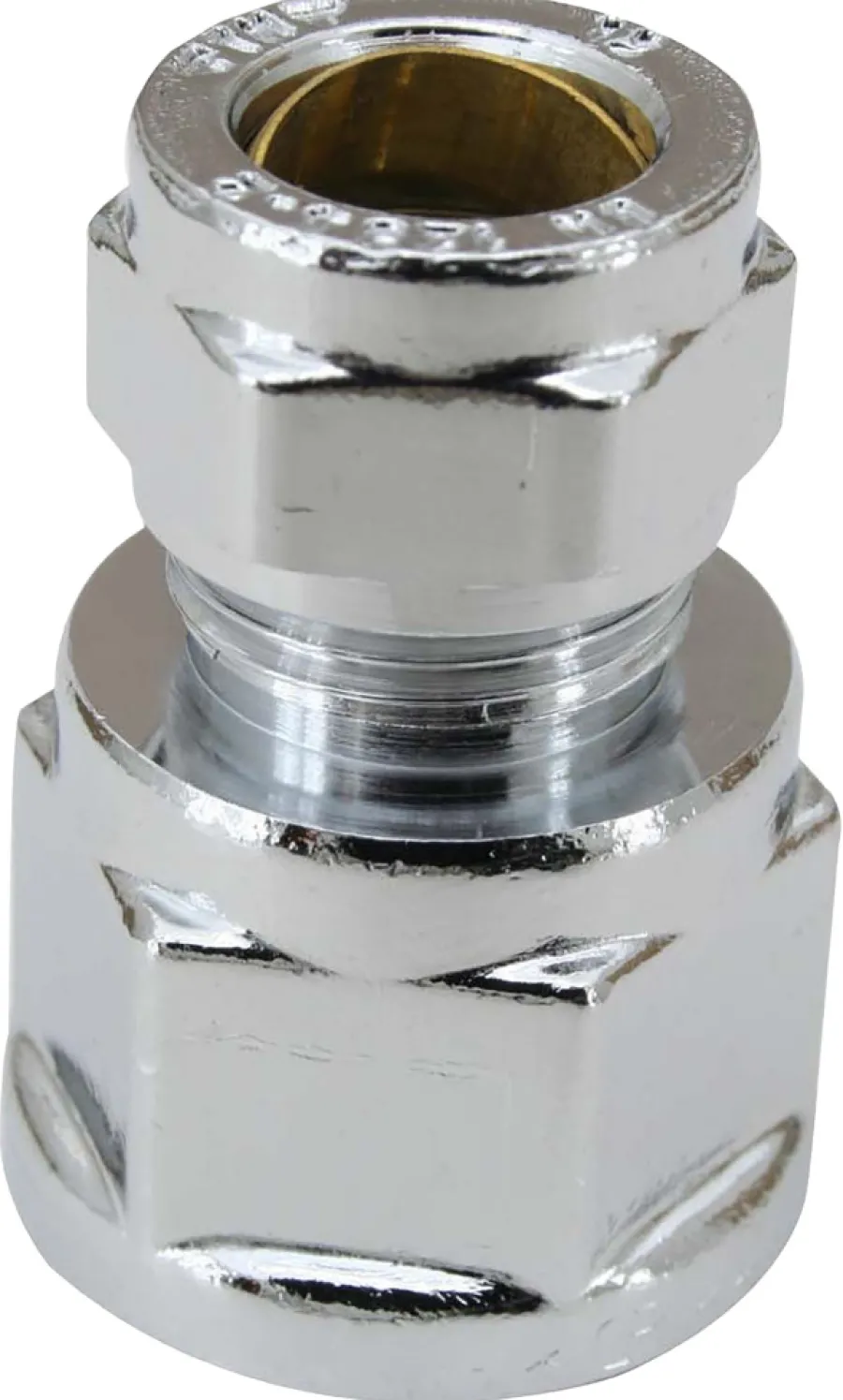 Klemring union rett 12 x 1/2" mm Krom
