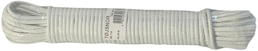 Online Klessnor plast 20 meter - hvit