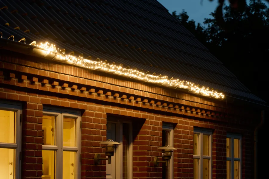 Stemning Klyngelys lyskjede 384 LED-pærer 8 meter