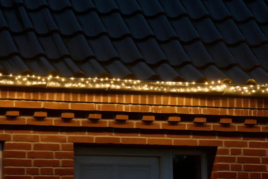 Stemning Klyngelys lyskjede 384 LED-pærer 8 meter