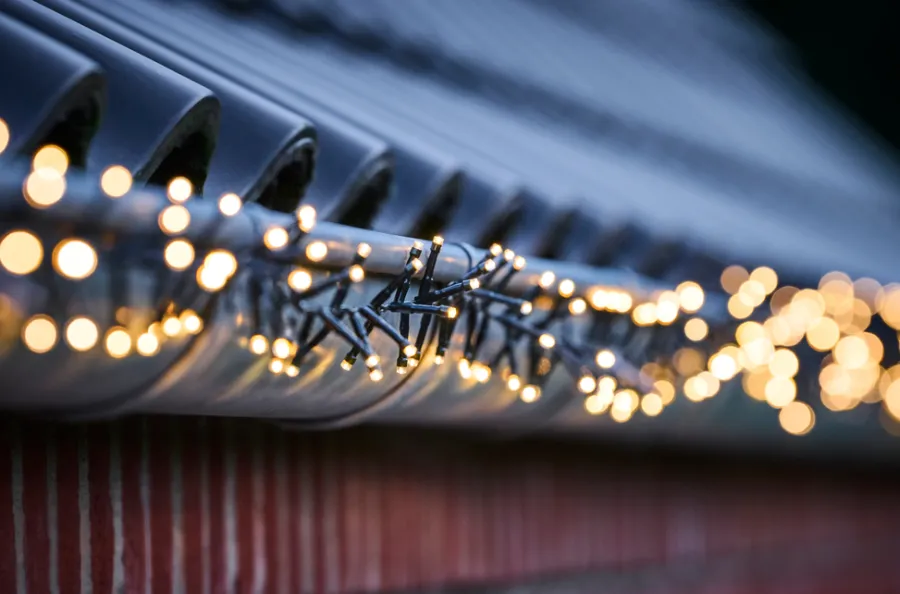 Stemning Klyngelys lyskjede 384 LED-pærer 8 meter