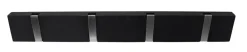 Hot Home it Knaggrekke Flex svart eik 4 kroker 40 cm