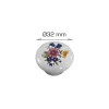 Clearance Home it Knott porselen hvit deko 32 mm - 2 stk.