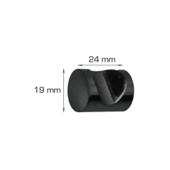 Sale Home it Knott sylinder 19 mm svart - 2 stk.