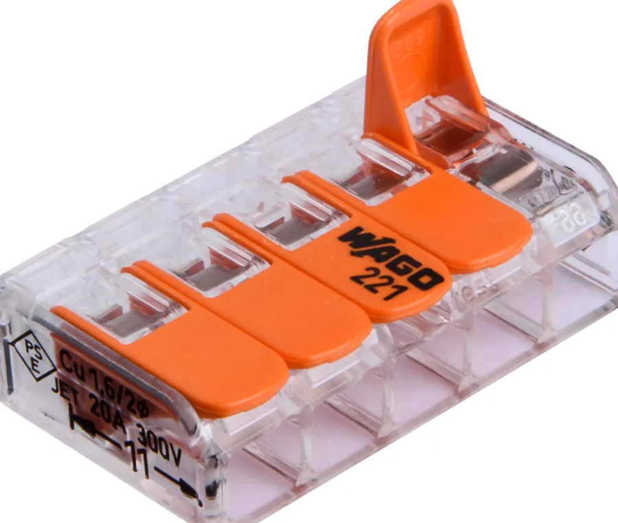 Hot Koblingsklemme 4 mm² - 5-pk.