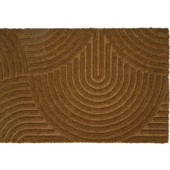 Outlet Kokosmatte m/mønster 40 x 60 cm Brun