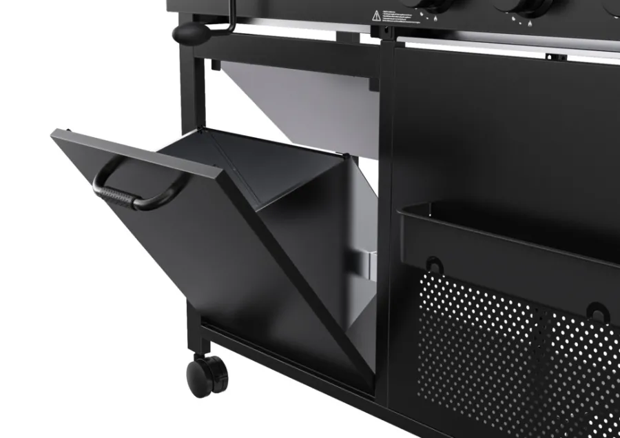 Outlet Grillexpert Kombigrill til gass og kull - ® Svart