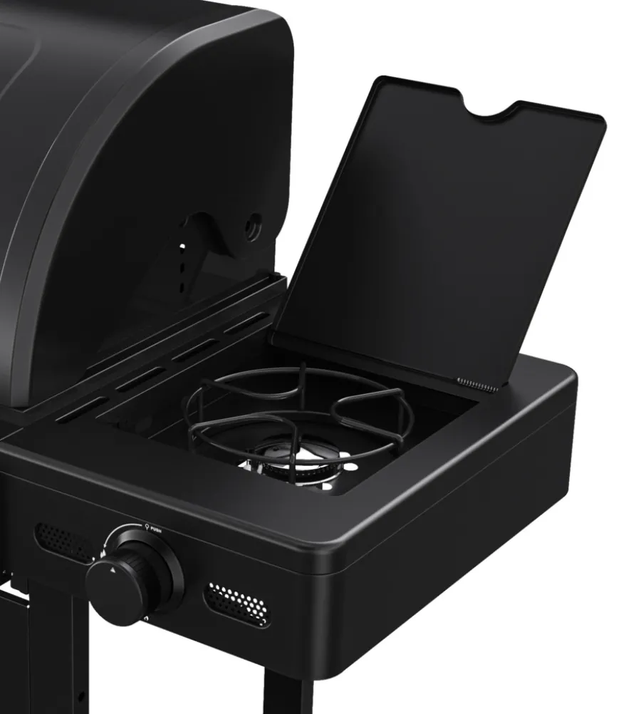 Outlet Grillexpert Kombigrill til gass og kull - ® Svart