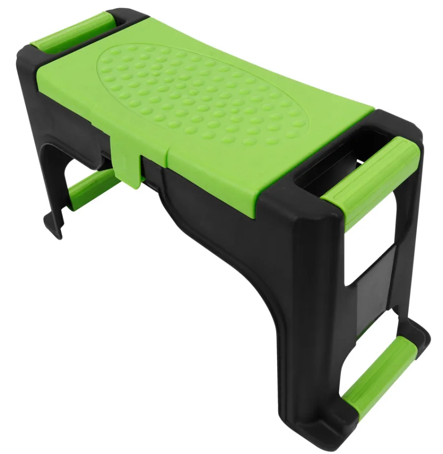 Clearance Garden Krakk m/oppbevaring H: 26 x B: 50 x D: 19 cm - ® Svart/grønn. praktisk design med oppbevaringsplass til hageredskaper