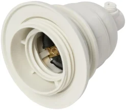Elworks Kronesokkel E27 hvit