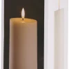 Best DAY Kubbelys med 3D LED-flamme H15 cm
