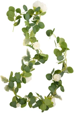 Hot Kunstig blomsterranke 210 cm Hvit