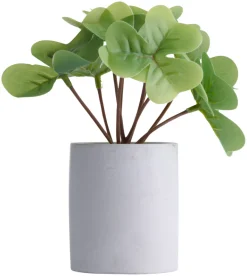 Outlet Kunstig plante kløver H18 cm Grå og grønn