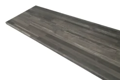 New Laminatbenkeplate svart/grå tre 28 mm x 61 x 300 cm