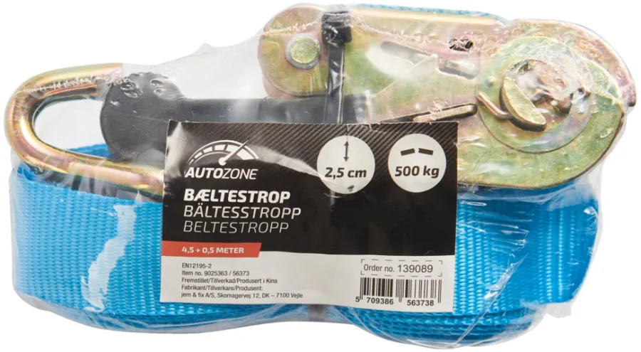 Outlet Autozone Lastestropp 25 mm x 5 meter -
