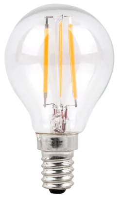 LED-dråpepære 2,9 W E14 - 2 pk.