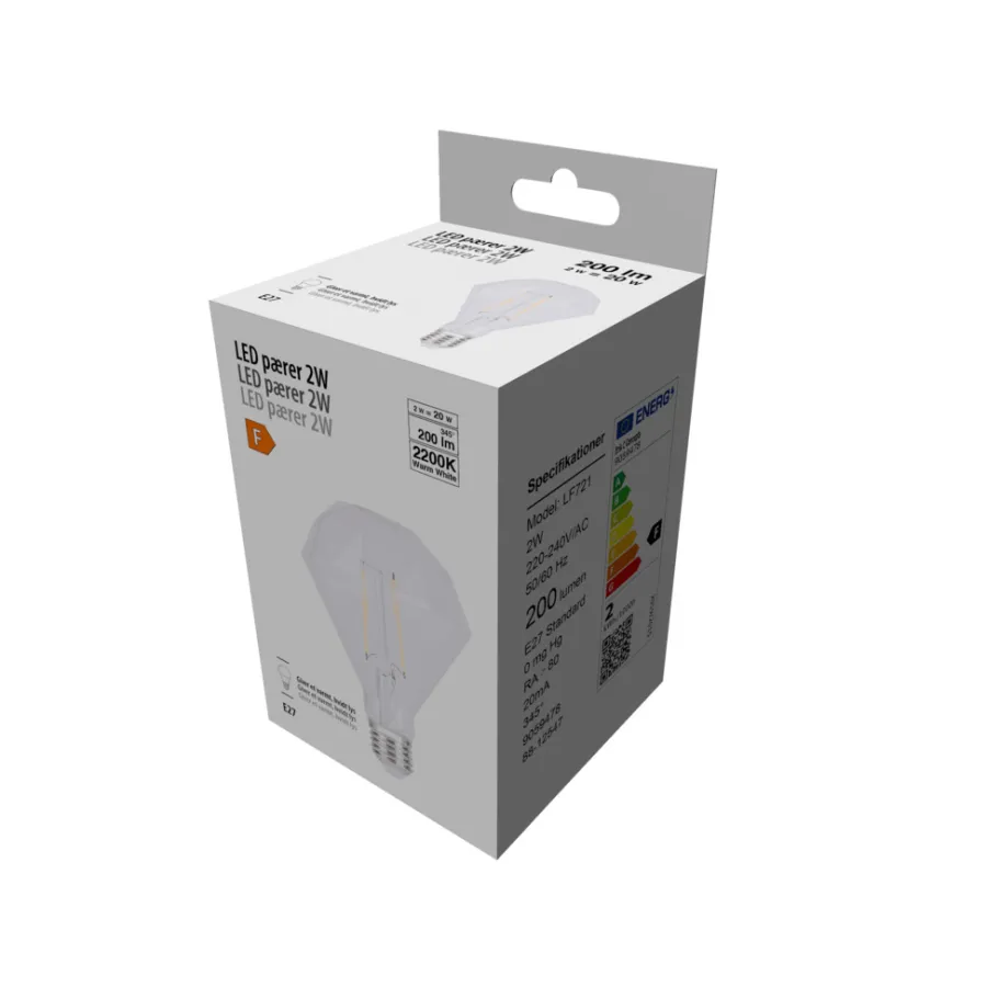 Online LED-filamentpære diamant 2 W E27