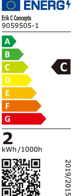 Online LED-filamentpærer 1,5 W E27 - 2-pk.