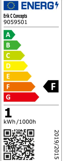 Best LED-pære Dent Amber 1,4 W E27