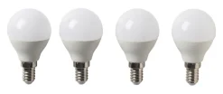 Hot LED-pære krone 4,2 W E14 4-pk.