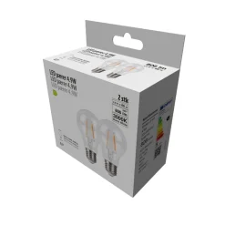 Clearance LED-pærer standard 4,9 W E27 - 2-pk.