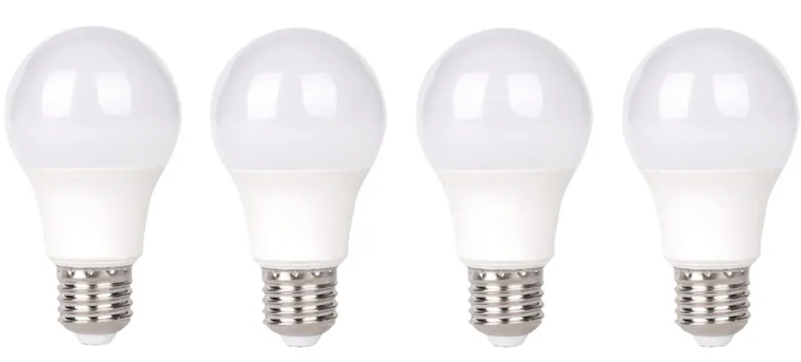 Discount LED-pære standard 7,3 W E27 4-pk.