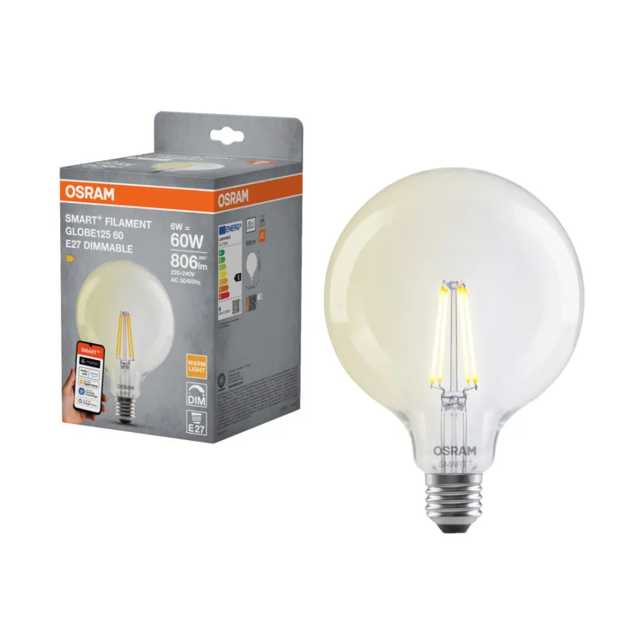 Hot LEDVANCE SMART+ globe klar E27 6 W