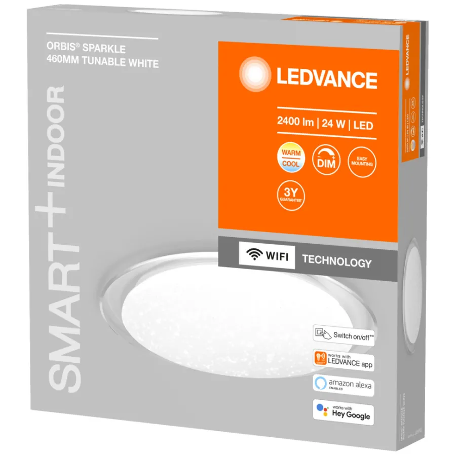 Best LEDVANCE SMART+ Orbis Sparkle taklampe Ø46 cm