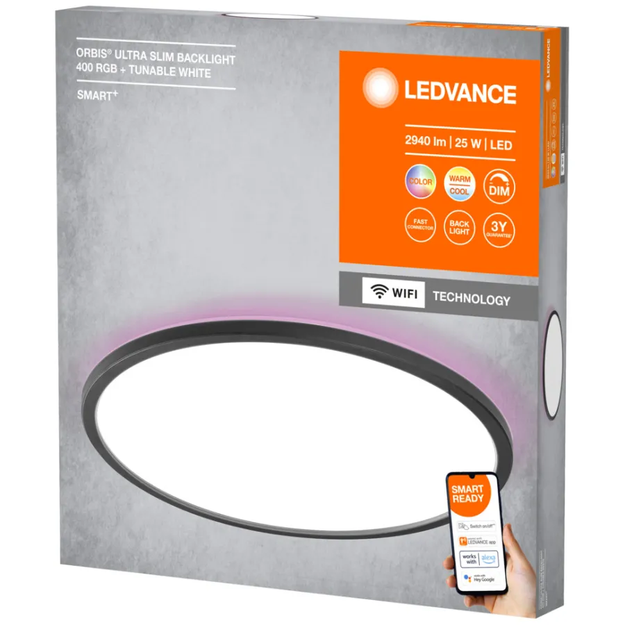 Best LEDVANCE SMART+ Orbis taklampe Ø400 mm RGB