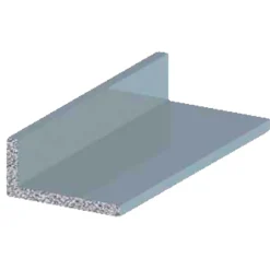 Listprofil aluminium - 15 x 30 mm x 2 meter