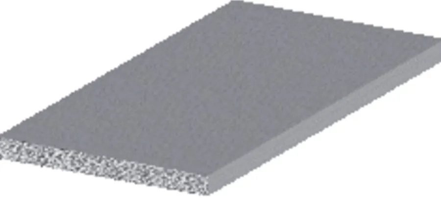 Online Listprofil flat aluminium - 2 x 25 mm x 1 meter