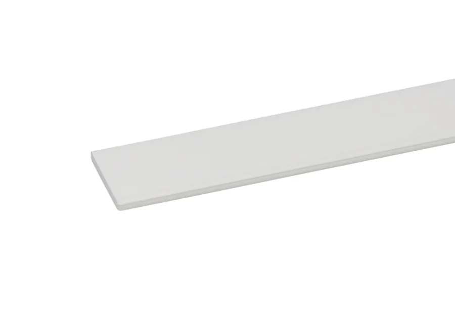Online Listprofil flat hvit - 2 x 25 mm x 1 meter