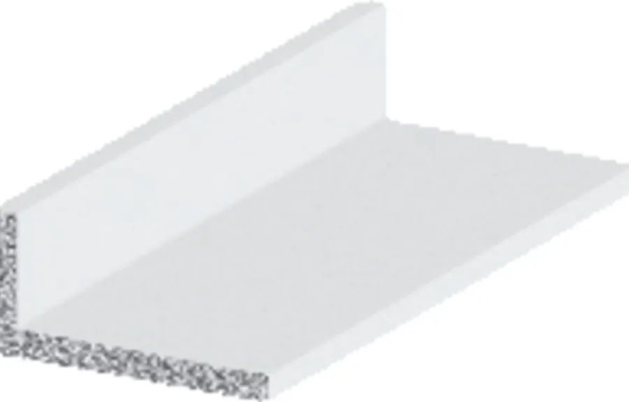 Best Listprofil hvit - 10 x 15 mm x 1 meter