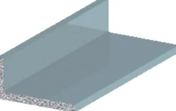 Sale Listprofil sølv - 15 x 30 mm x 1 meter