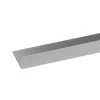 Hot Listprofil sølv - 15 x 30 mm x 2 meter