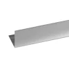New Listprofil vinkel sølv - 15 x 15 mm x 2 meter