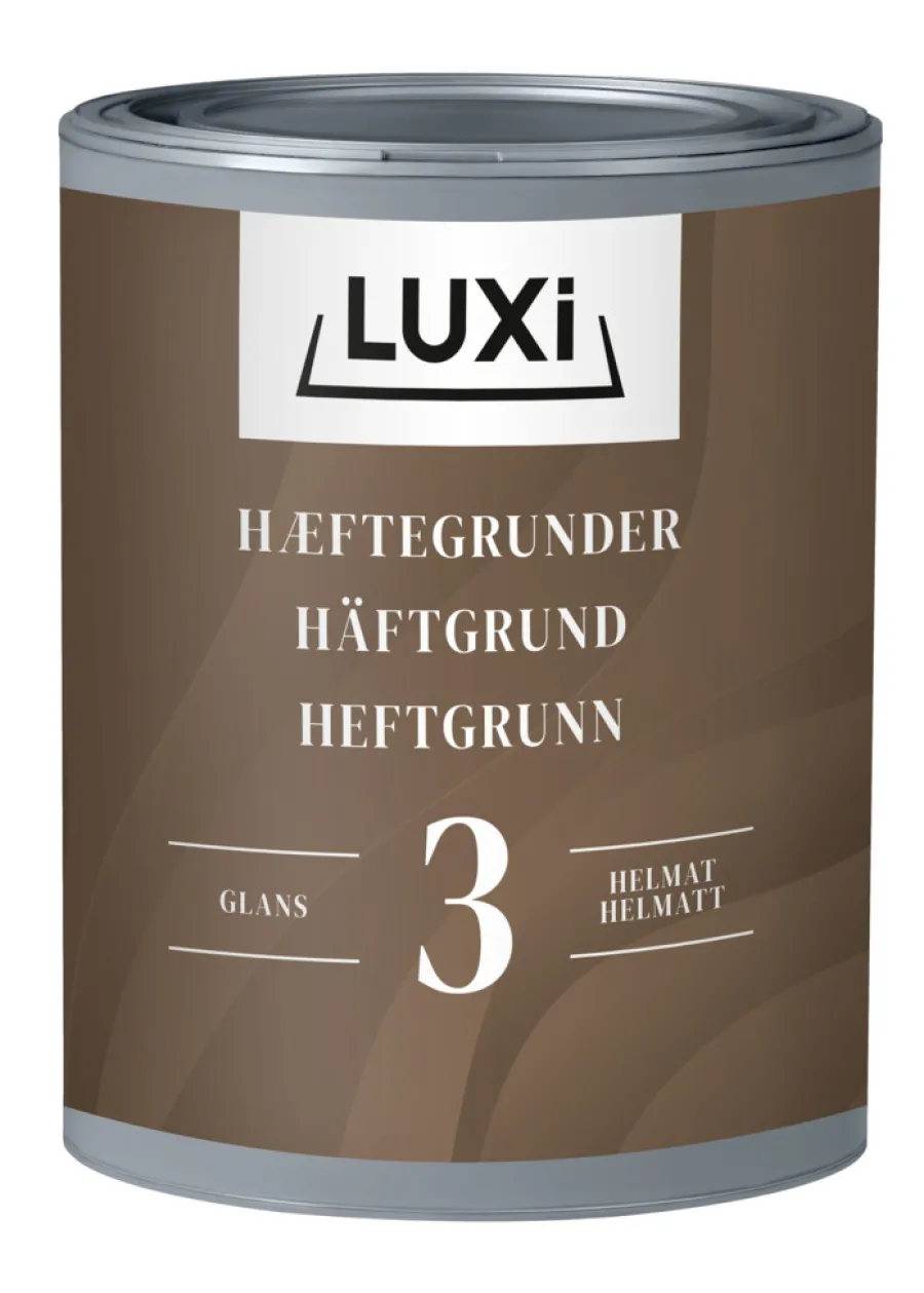 Luxi heftgrunning vannbasert - 0,75 liter Hvit