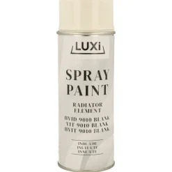 Clearance Luxi radiatorspray hvit blank - 400 ml