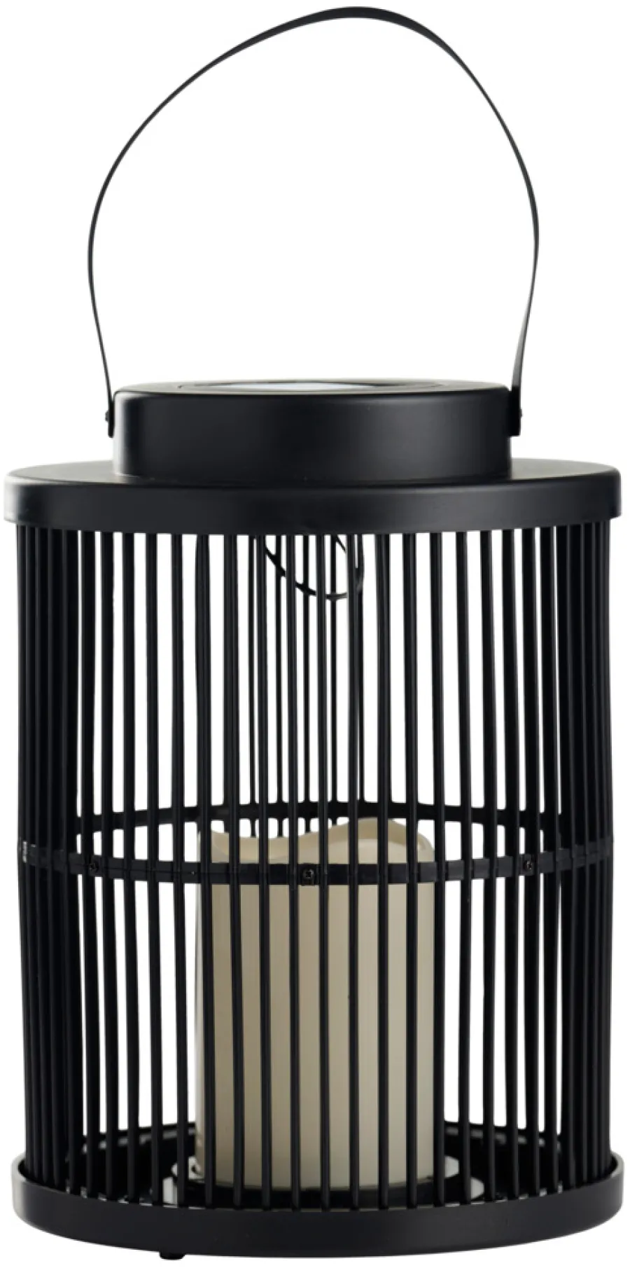Hot Garden Lykt med solcelle 18 x 18 x 25 cm - ® Svart