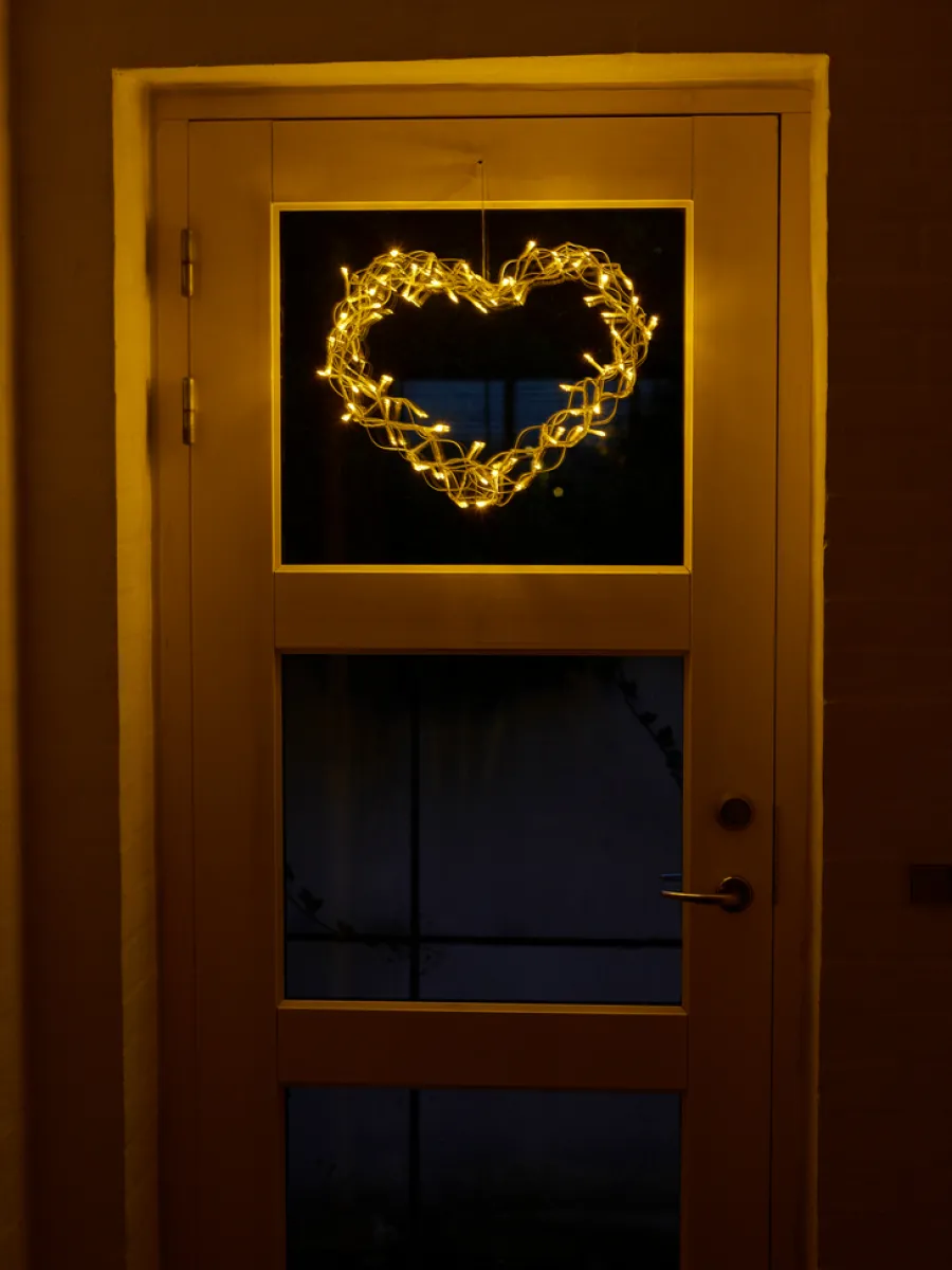 Sale Stemning Lyshjerte 80 LED-pærer 40 cm