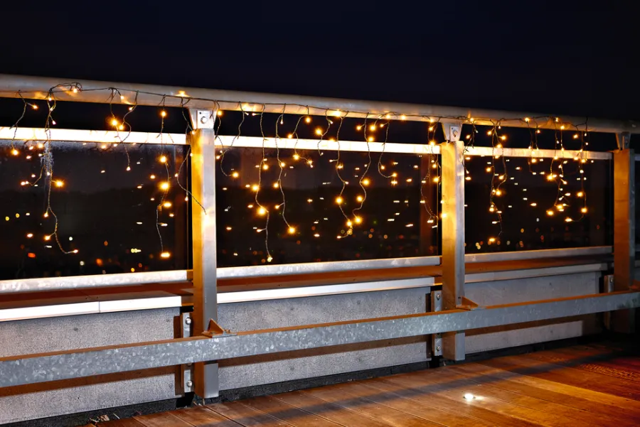 Online Stemning Lyskjede med 200 LED-istapper 5,85 meter
