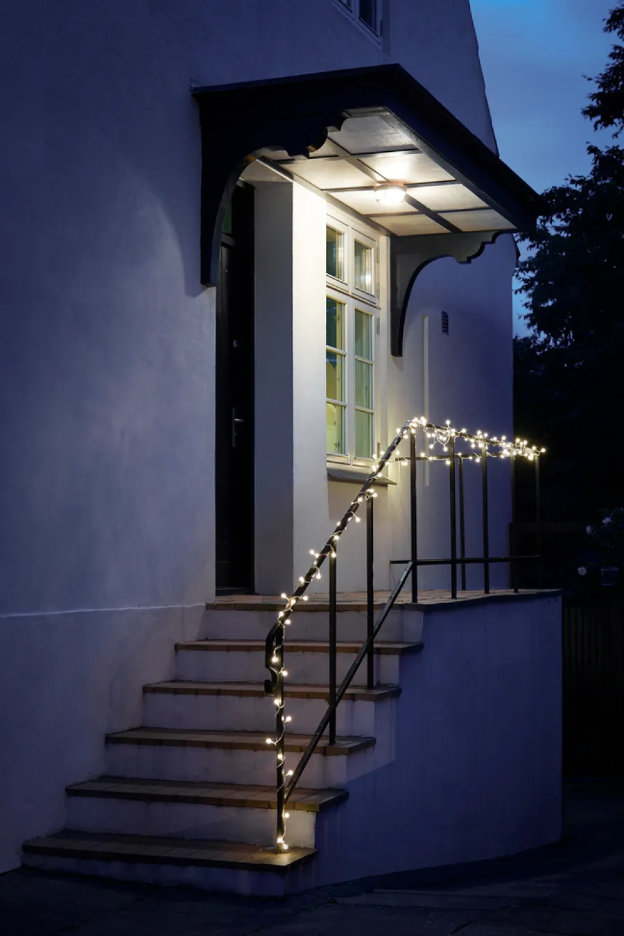 Discount Stemning Lyskjede med 100 LED-snøballer 9,9 meter