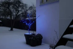 Discount Stemning Lysslynge 100 LED-pærer blå 9,9 meter