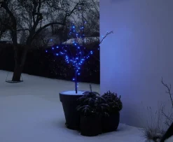 Discount Stemning Lysslynge 100 LED-pærer blå 9,9 meter