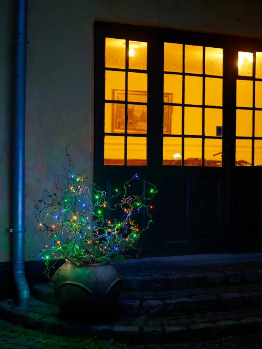 Discount Stemning Lysslynge 200 LED-pærer multifarget 19,9 meter