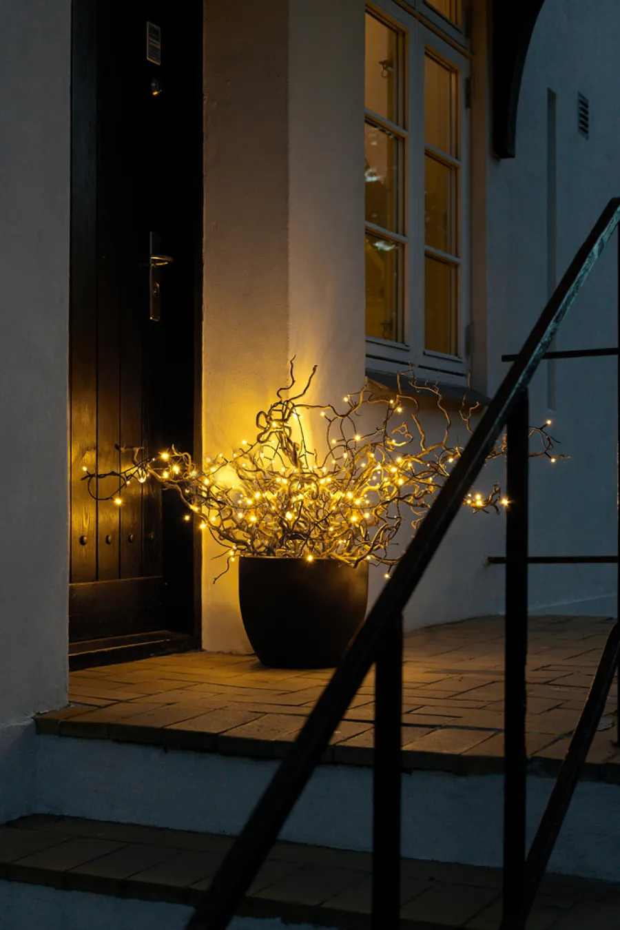 New Stemning Lysslynge med 200 LED-pærer 19,9 meter