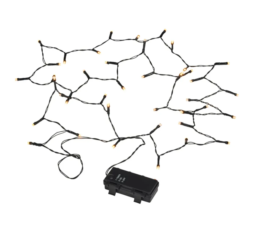 Best Stemning Lysslynge m/timer 40 LED-pærer 1,9 meter