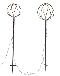 Stemning Lystrær kuppel med 96 LED H130/110 cm 2-pk.